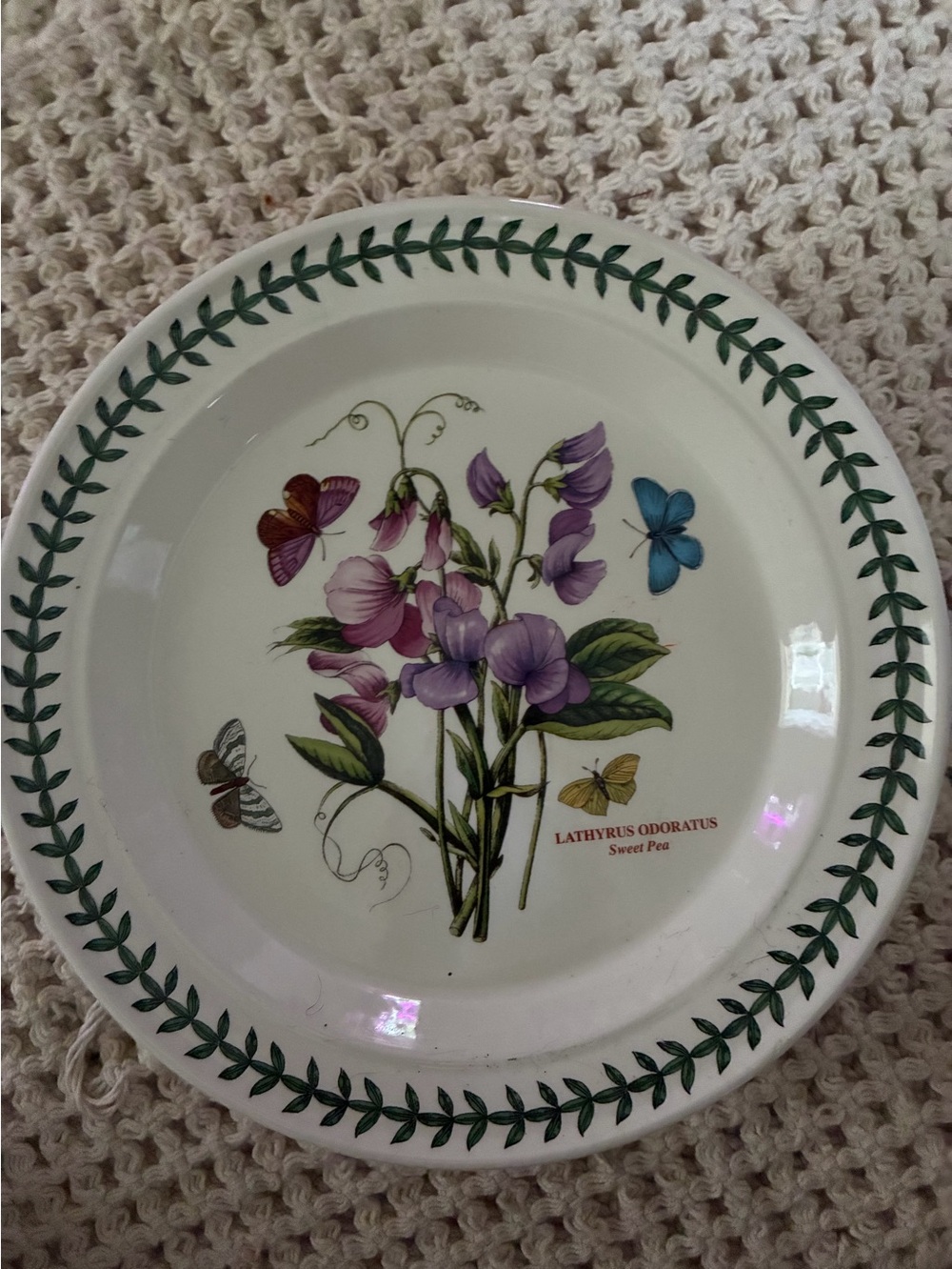 Portmeirion Botanic Garden Sweet Pea Dinner Plate 10.5”